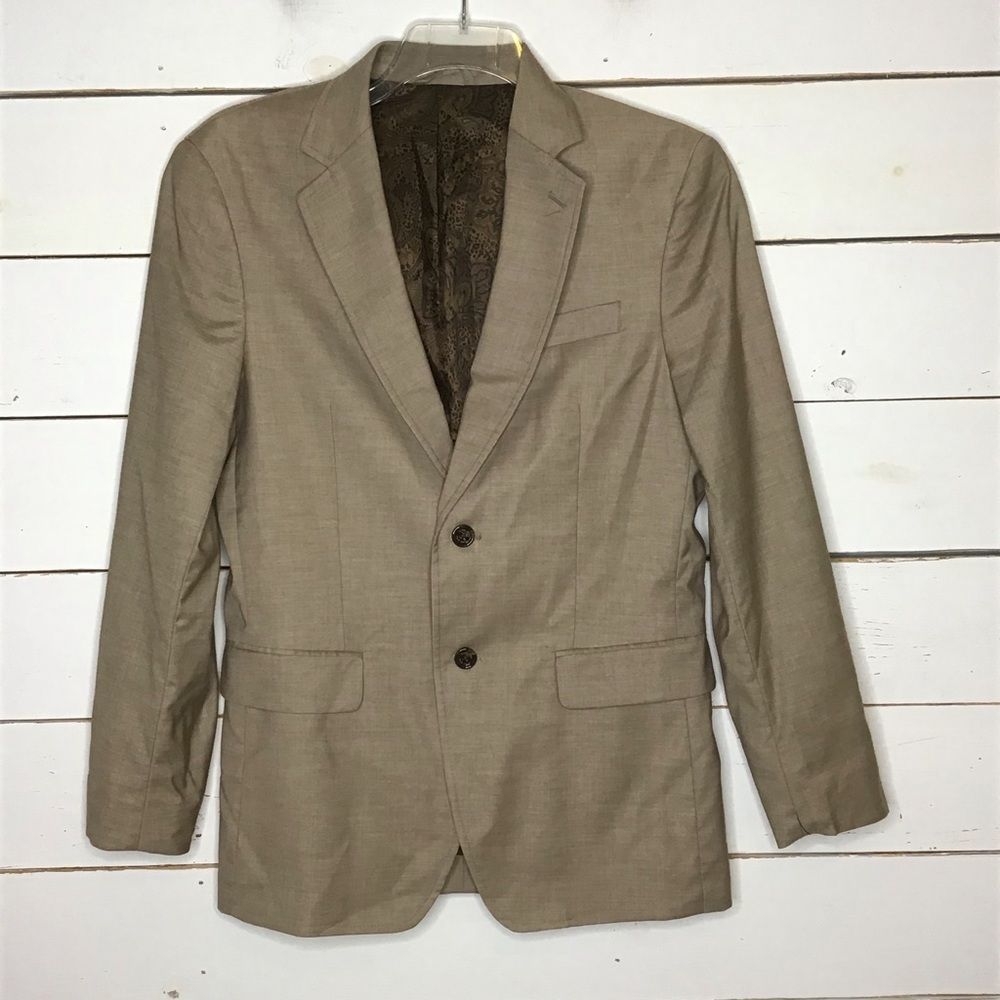 New Tasso Elba Top Weight Sportcoat Sand Combo